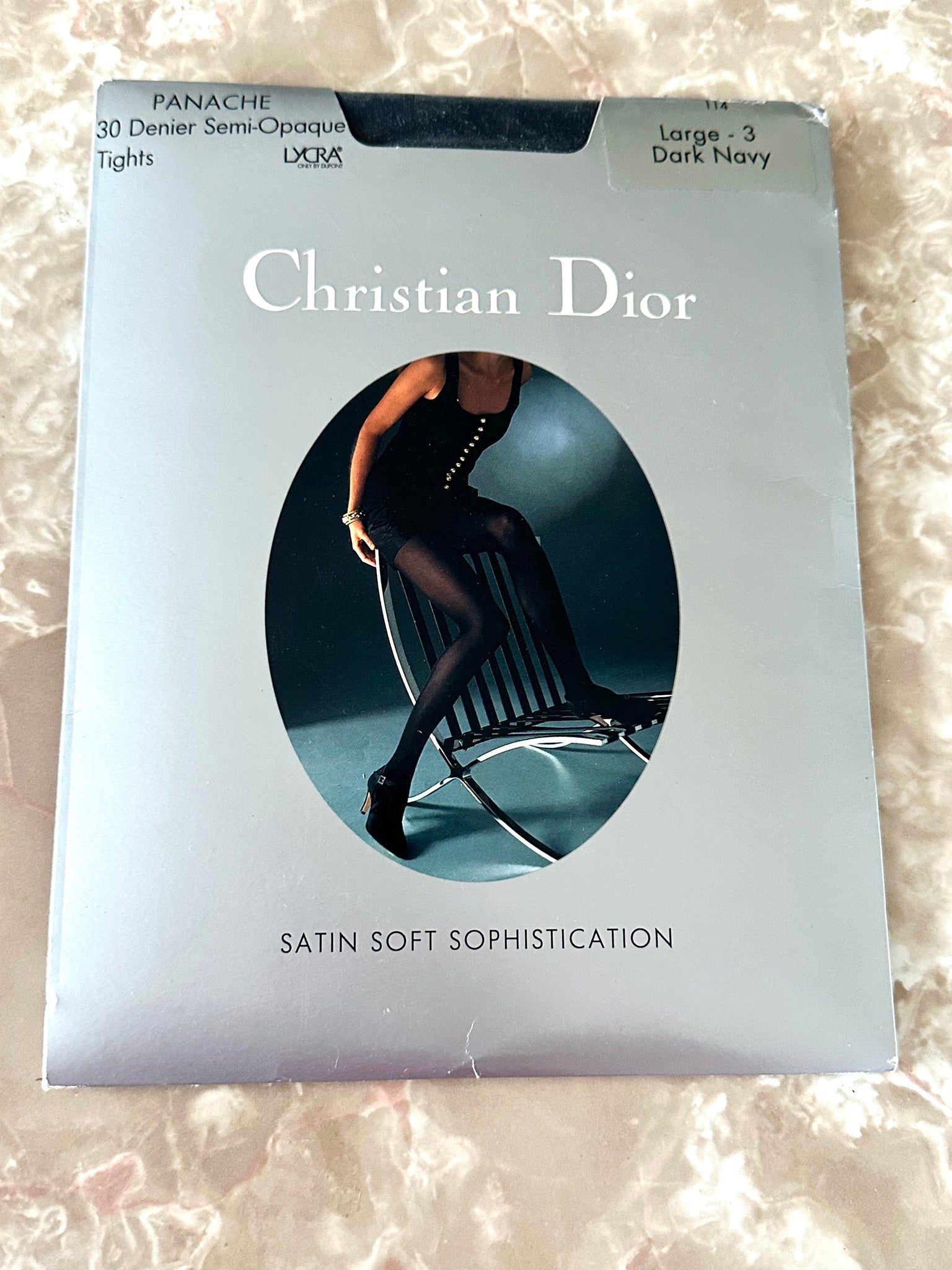 Christian Dior 30 Denier Semi Opaque Tights Pantyhose – Voluptuous