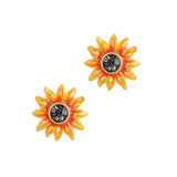 Sunflower Stud Earrings Earrings Bill Skinner Yellow One Size 