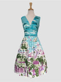 **Vivian Paradise Island Dress Dress Retrospec'd Blue Audrey 