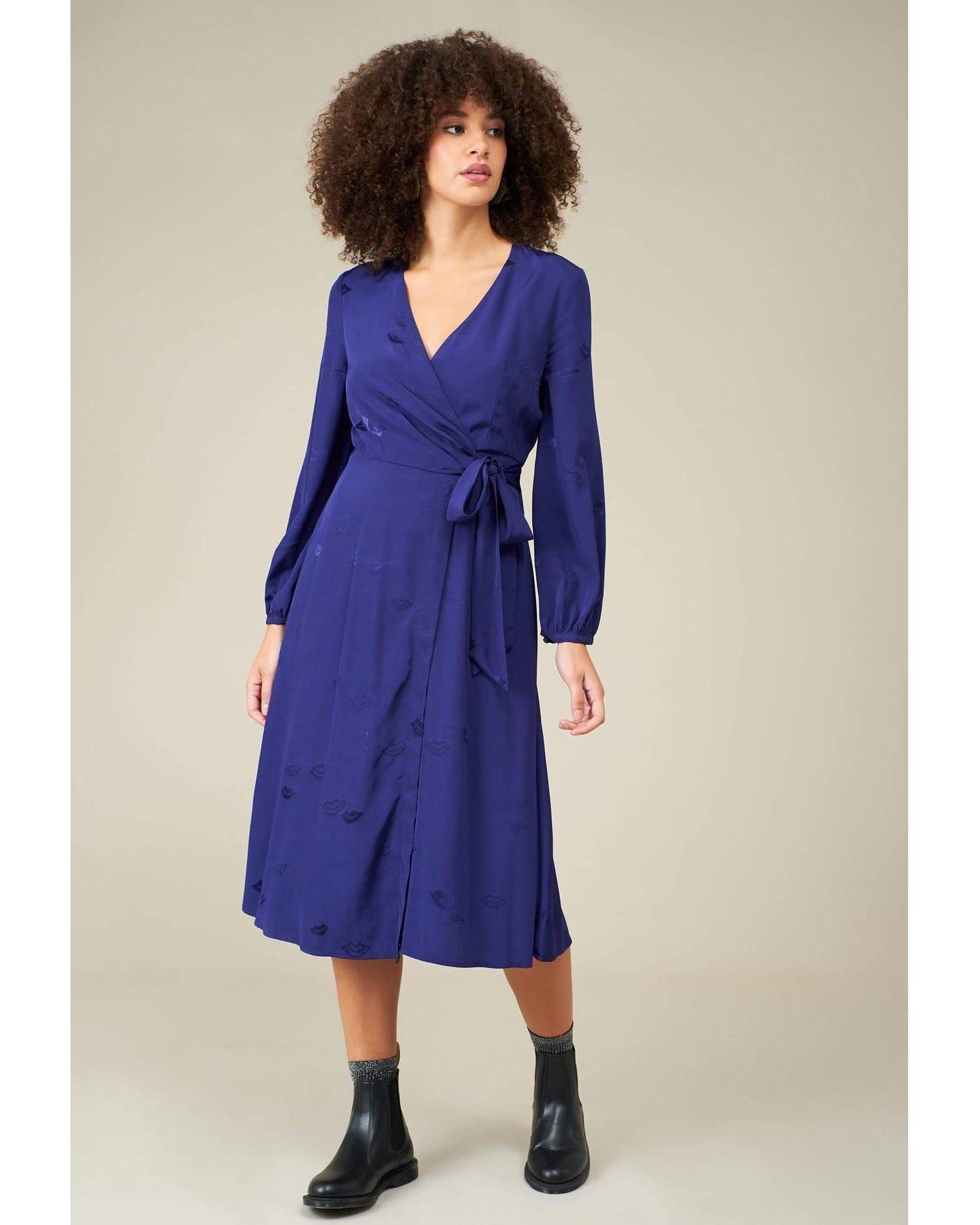 Slinky wrap dress online